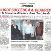 Article paru dans le Courrier de Fourmies le 05.02.2021