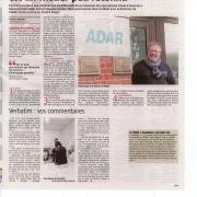 Article paru dans la Voix Du Nord le 15.03.2021