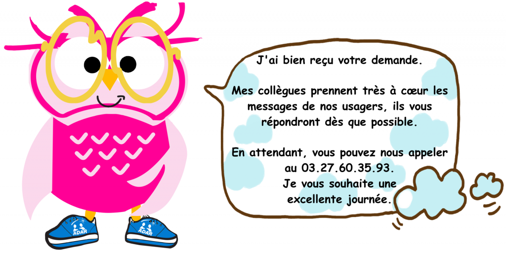 Merci pour votre demande
