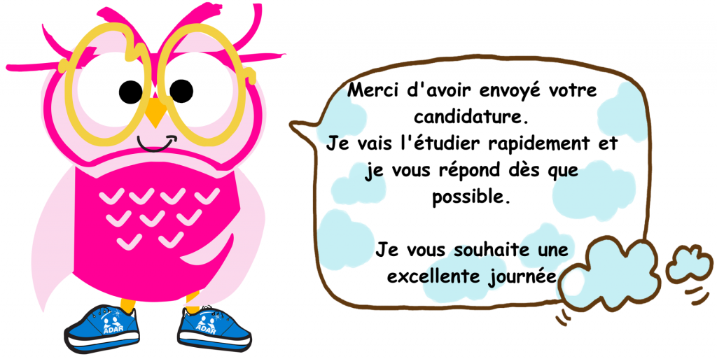 Validation candidature